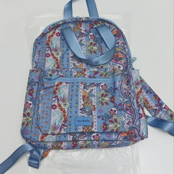 Vera Bradley Campus Backpack Provence Paisley NWT Amazon.com: Cotton Campus Backpack, Provence Paisley  main image 4